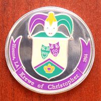 challenge coin glow paint example