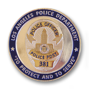 LOS ANGELS POLICE DEPARTMENT COIN