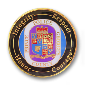 PRINCE GEORGE COUNTY POLICE COIN
