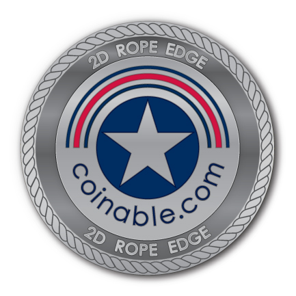 2D Rope Edge - Challenge Coin